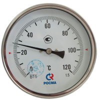 Термометры биметаллические обще технические (осевое присоединение)